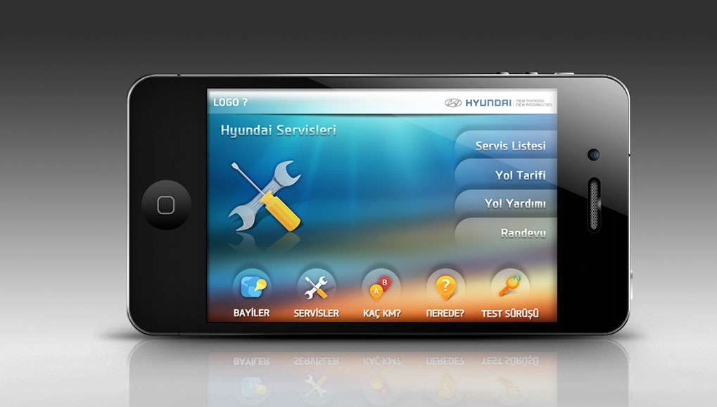 Hyundai Yol Arkadaşım Mobile Application Design
